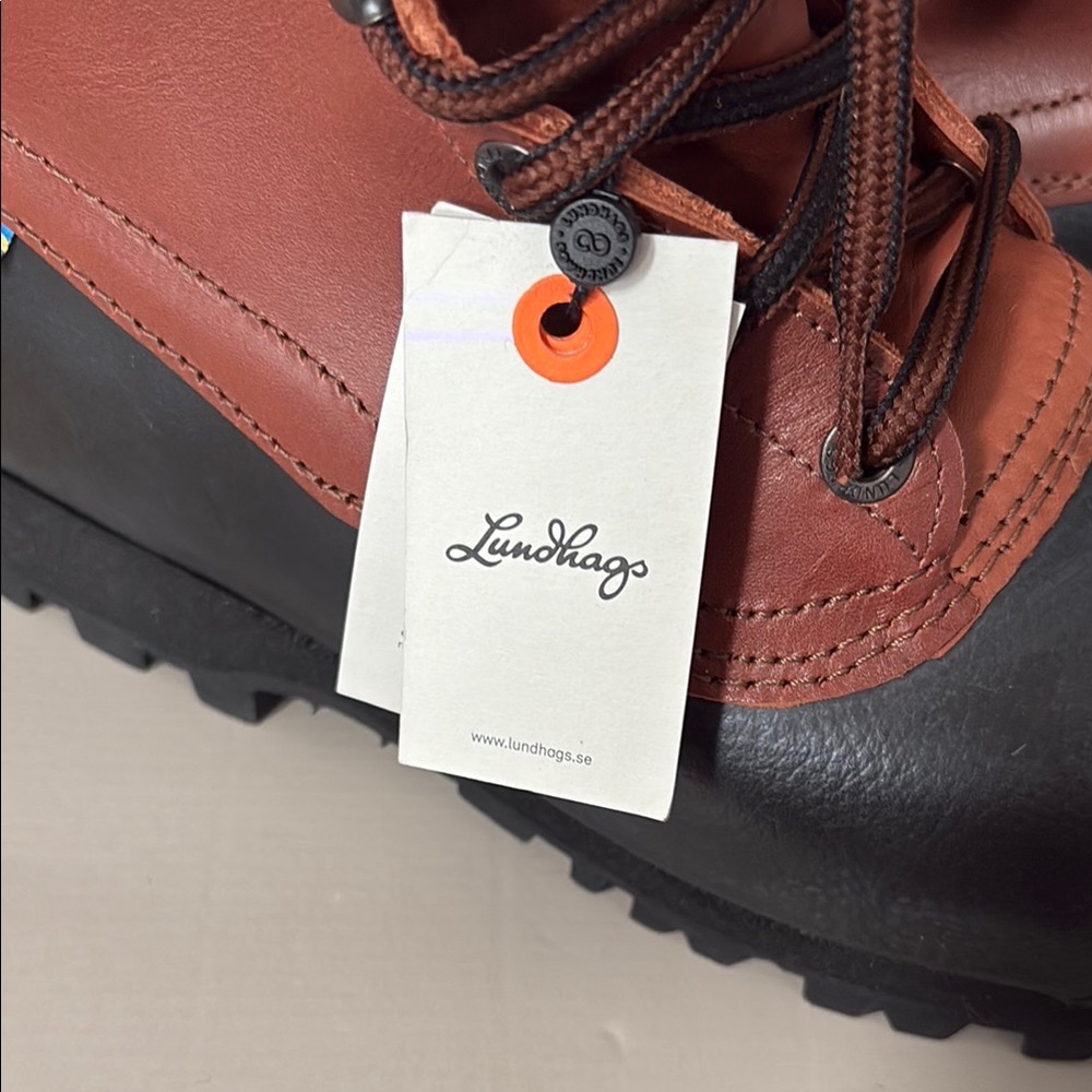 Lundhags Black and Brown Combat Boots - Picture 2 of 4